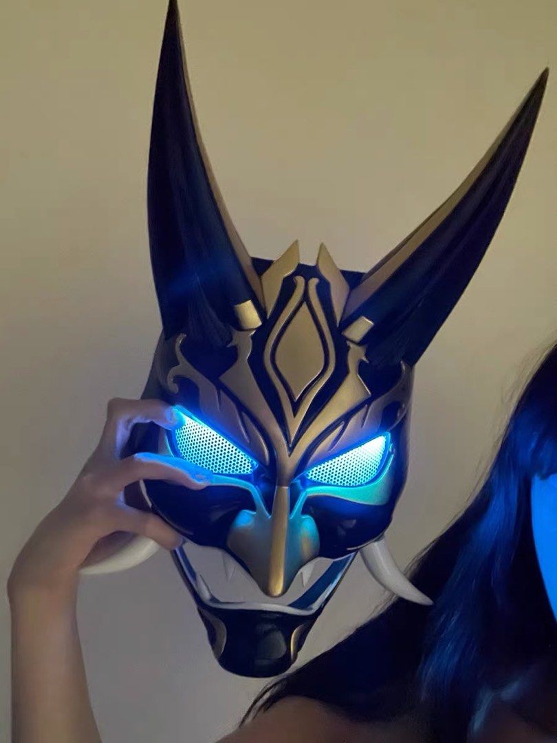 [PO] Xiao Guardian Yaksha Mask Genshin Impact Cosplay Prop Conqueror of ...