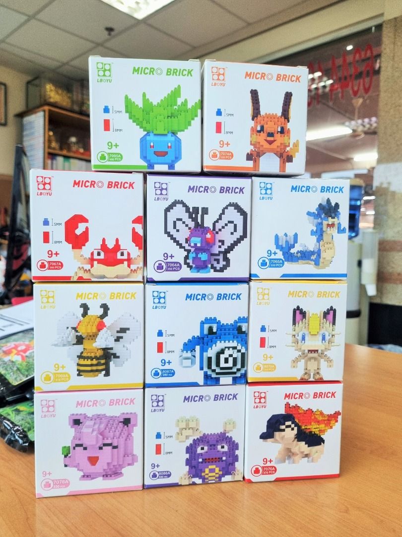 POKEMON MINI BUILDING BLOCKS, Hobbies & Toys, Toys & Games on Carousell