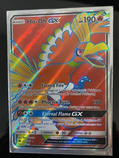 Pokemon Card HO-OH SM80 PROMO GX Full Art RAINBOW Sun & Moon SL FR NEW