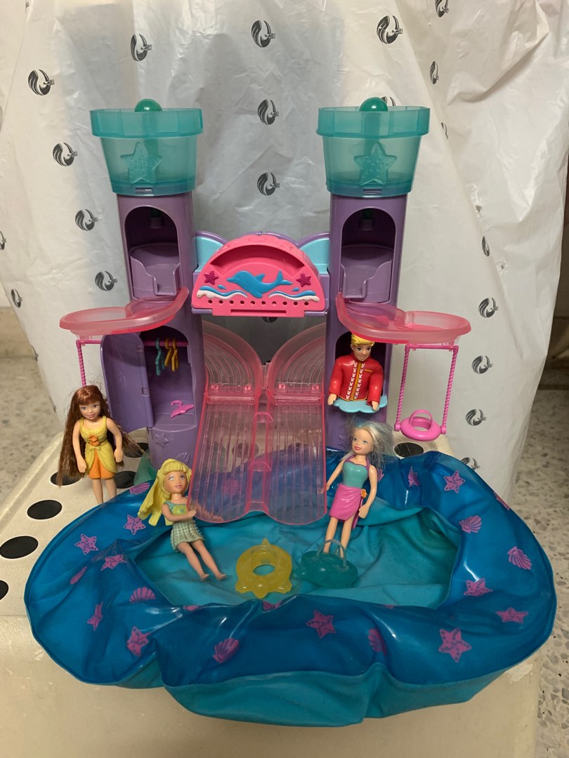 Polly Pocket Wild Wave Castle Limo Car Hobbies Toys Toys
