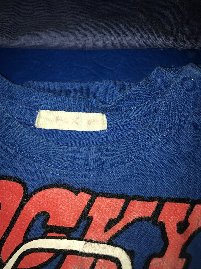Polo , f&x shirt (Category: Babies & Kids Fashion) located in Manila. Submitted by momof3munchkins (Listing ID 1227331526, Image 3). Description: Original Polo shirt no issue may discoloration because of the camera flash. The other one is still no issue. Size : 6-1os on tag but my son used it until 1 yr old and half months, but it depends on the body of your child. Shipping/meet up is✅.