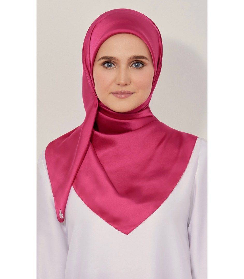 Satin silk cheap square scarf