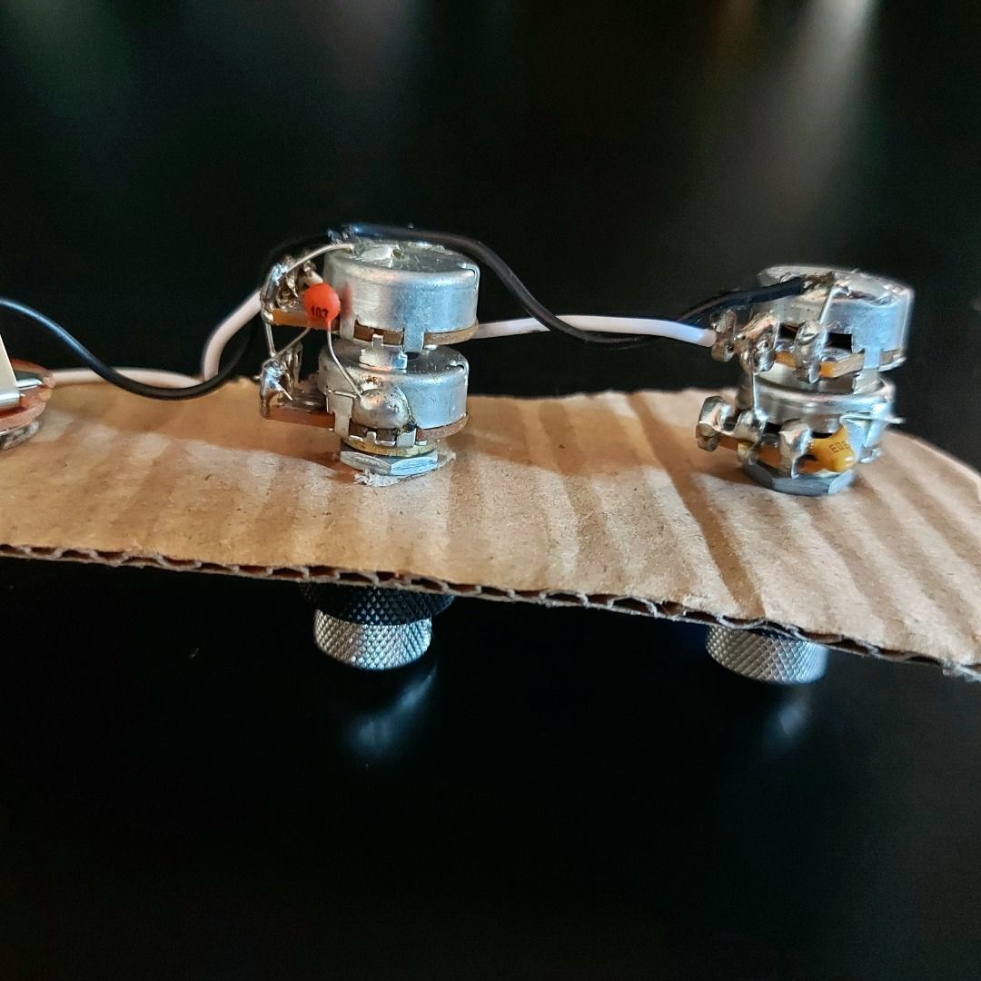 Prewired Jazz Bass Stacked Knob Wiring Harness 1960's Style on Carousell
