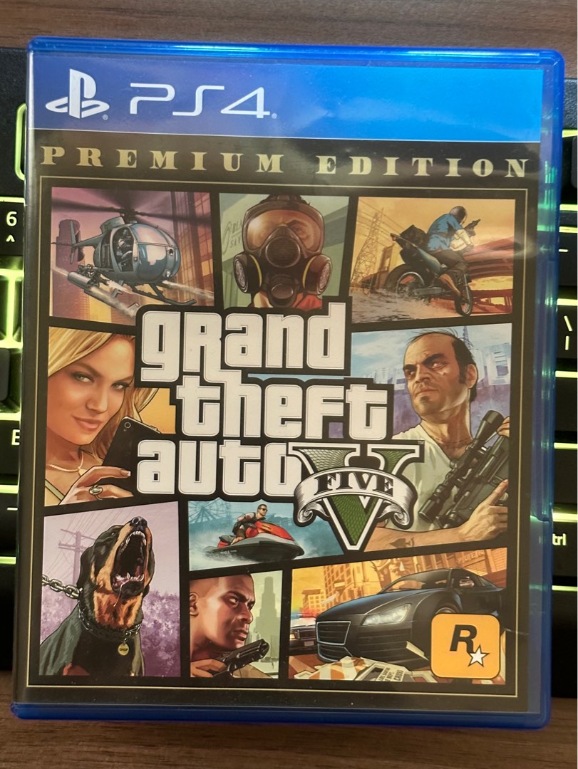 PS4 Grand Theft Auto V Premium Edition - GTA, Video Gaming, Video Games