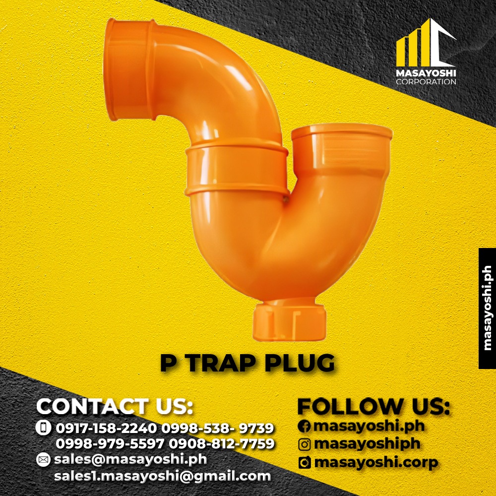 ptrap with plug, sink drainage, piping, pipe works, coupling, fittings