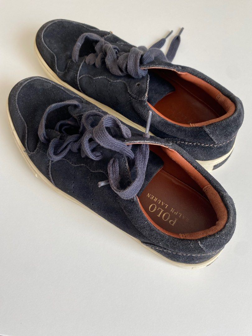 Ralph Lauren Navy Suede shoes Men s Size 10