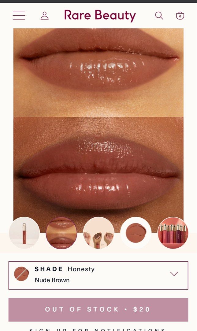 Rare Beauty Lip Oil, Beauty & Personal Care, Face, Makeup on Carousell