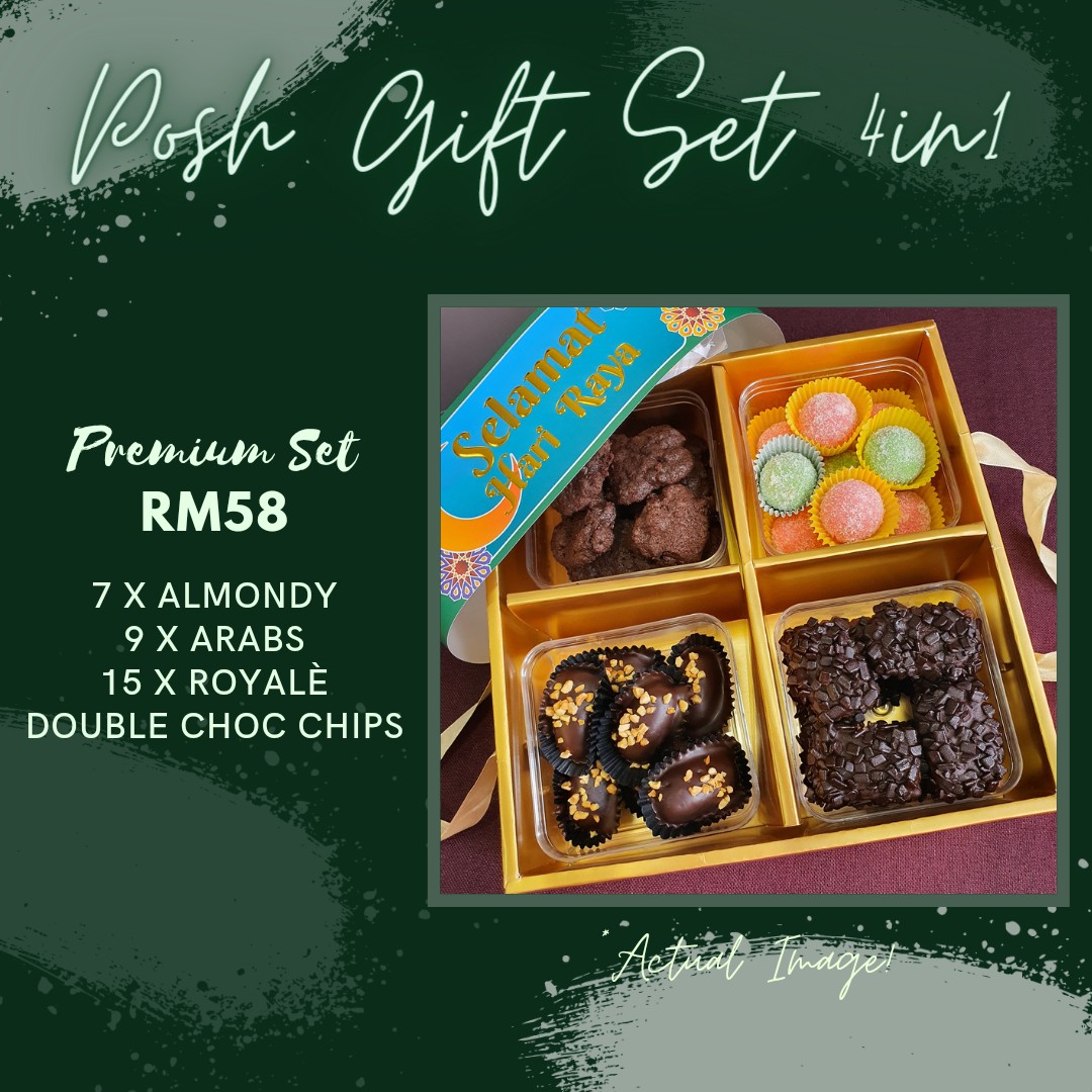 Raya Hift Set Kuih Raya Biskut Raya Premium Halal, Food & Drinks ...