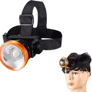 Rechargeable Head Lamp Outdoor Headlight Flashlight #headlight