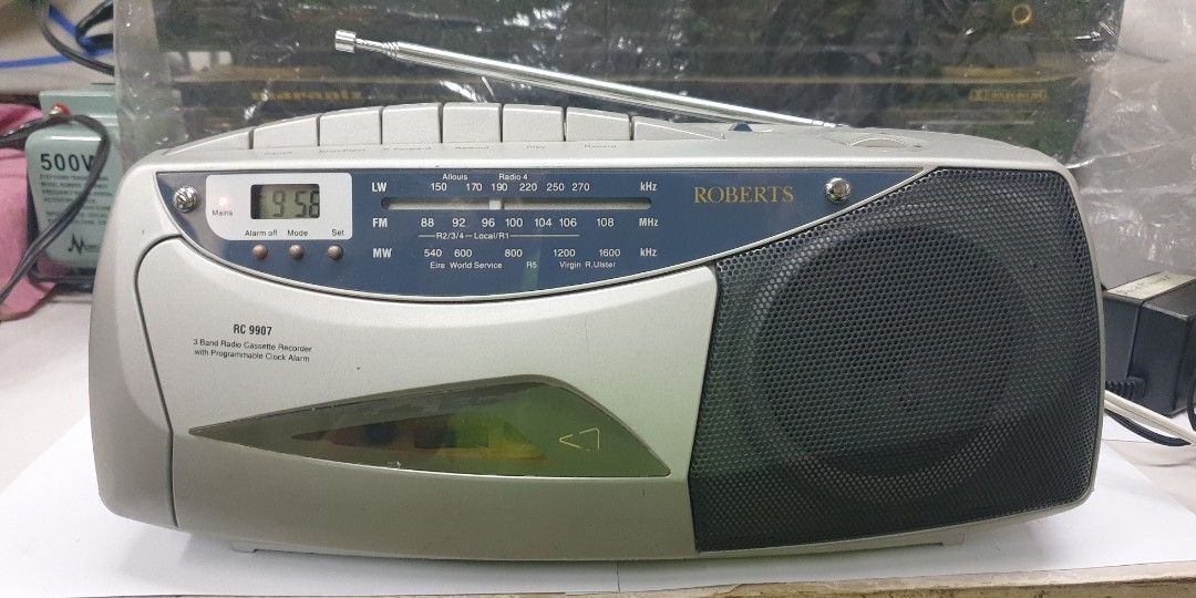Roberts Radio Cassette Player (Category: Portable Music Players) located in Manila. Submitted by zandre615 (Listing ID 1227290679, Image 1). Description: Roberts radio cassette player am/fm radio working Casstte tape player all working No missing or broken parts Good working condition AC 220V Add shipping.