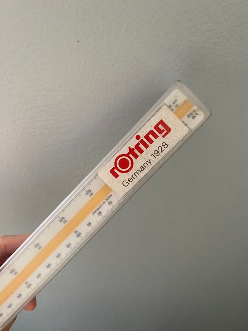 rotring-triangular-scale-ruler-hobbies-toys-stationary-craft