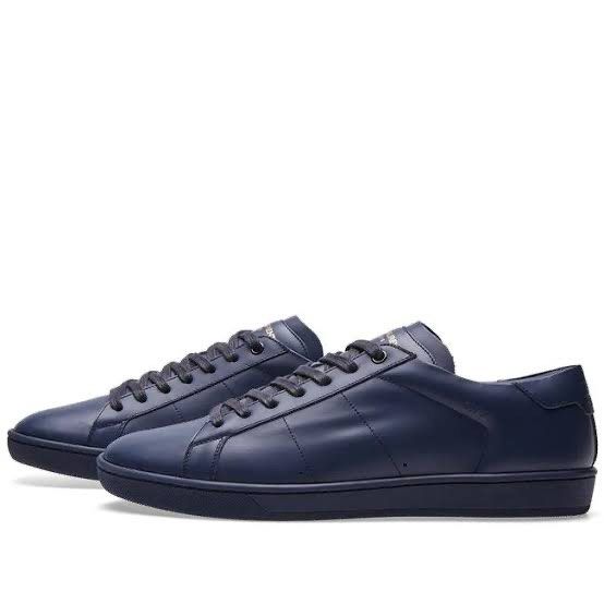 Saint laurent sneakers hotsell blue