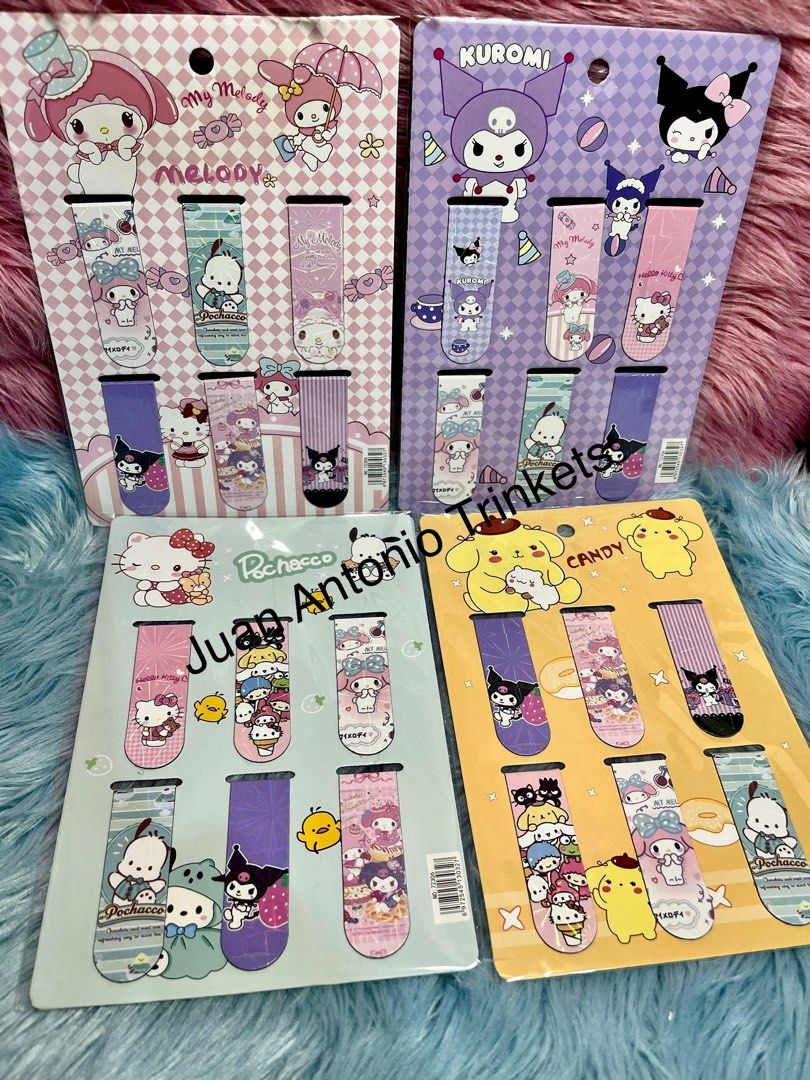 Sanrio Magnetic Bookmark Paper Marker Clip, Hobbies &amp; Toys, Stationary &amp; Craft, Stationery ...