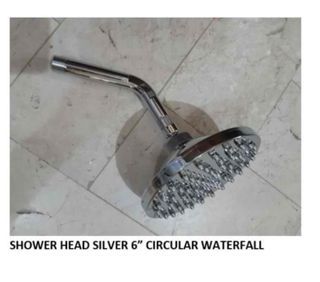 Shower Head Circular 6 inches Shower Handle Wall Type Showerhead