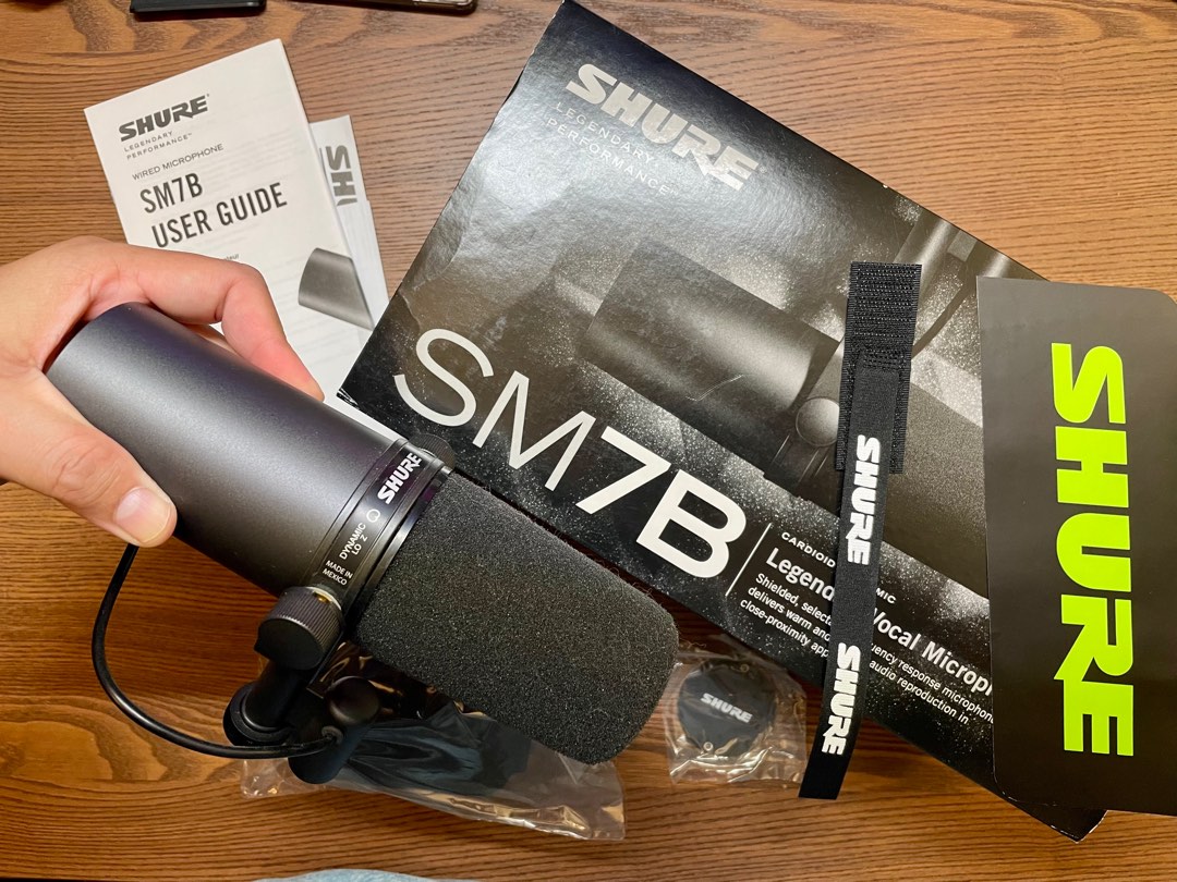Shure SM7B Dynamic Microphone, Audio, Microphones on Carousell
