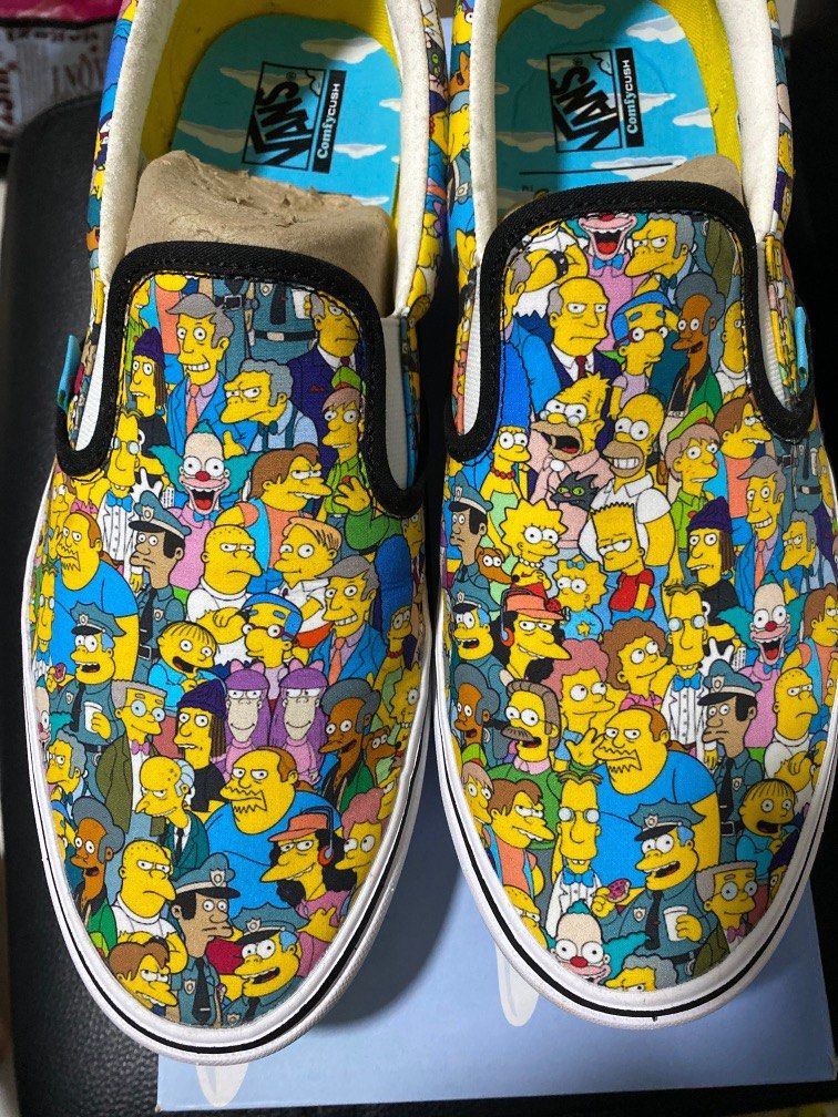 Custom best sale simpsons vans