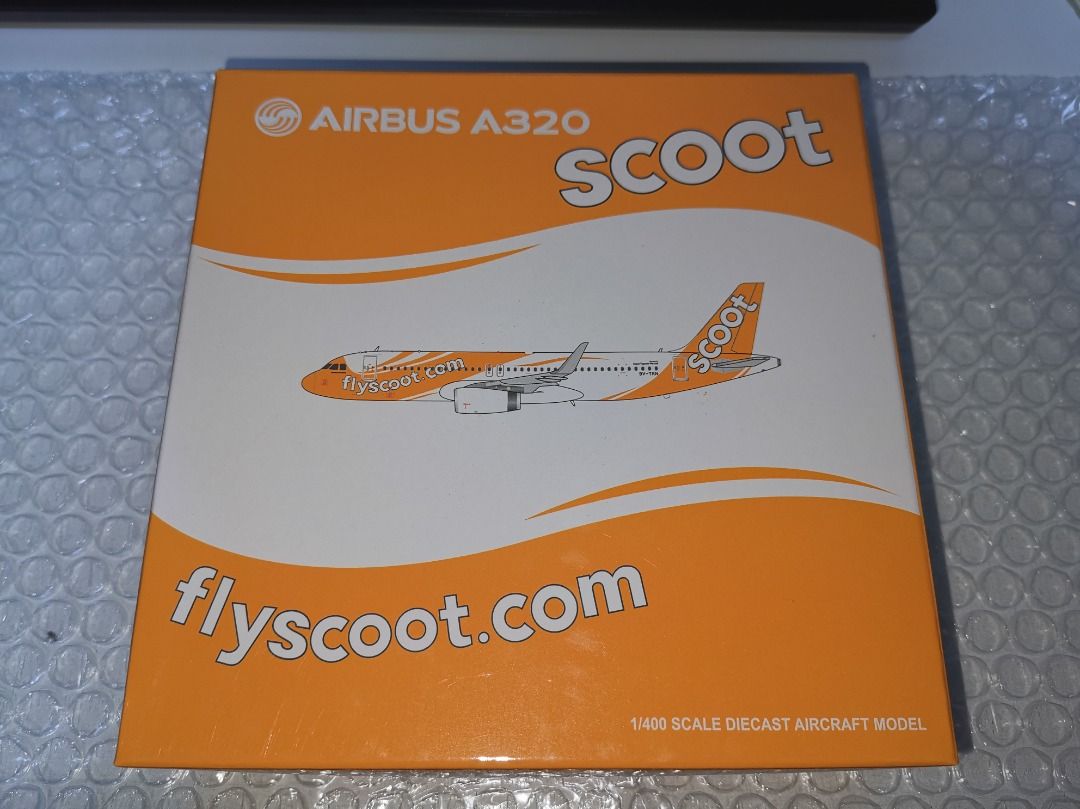 Singapore Scoot Airline Airbus A320-200 Model (1:400