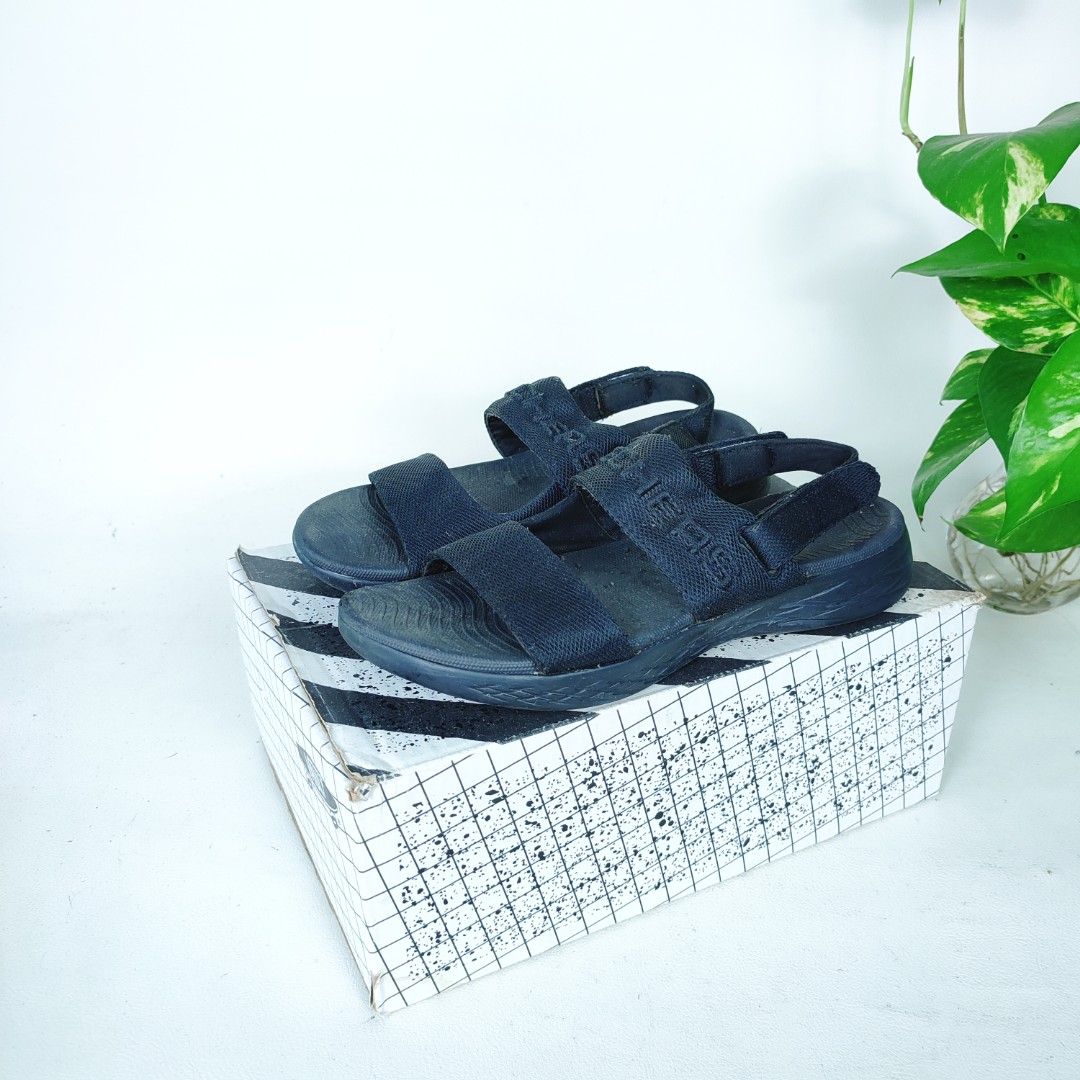 skechers sandals leather