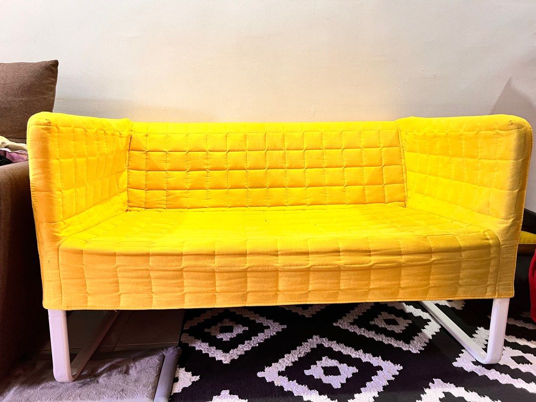 SOFA IKEA Knopparp Yellow Kerusi Ikea Kuning Furniture Home