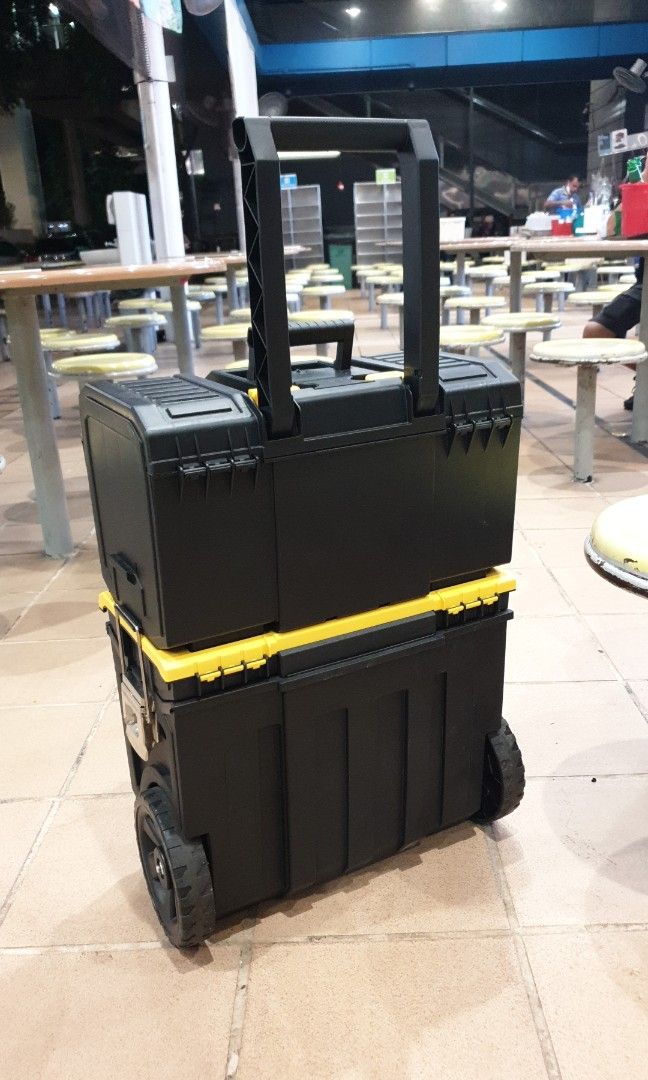 Stanley 3 in 1 Toolbox Luggage Carrier, Hobbies & Toys, Travel, Luggage