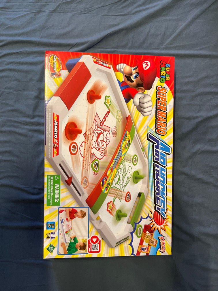 Super Mario Air Hockey, Hobbies & Toys, Toys & Games on Carousell