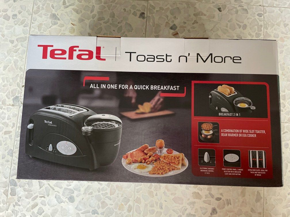 Tefal Toast N' More Toaster, Toast & Egg, TT5528