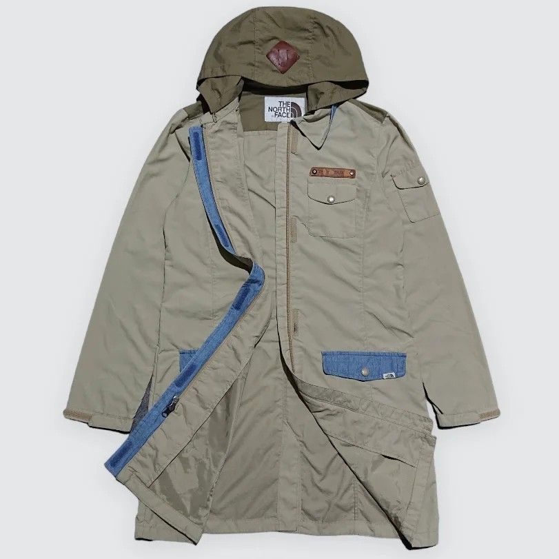 The North Face White Label Coat Jacket, Fesyen Wanita, Pakaian Wanita