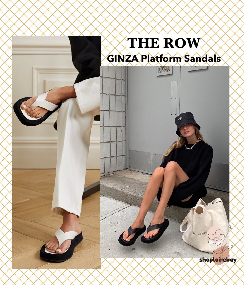 The row shop platform sandals