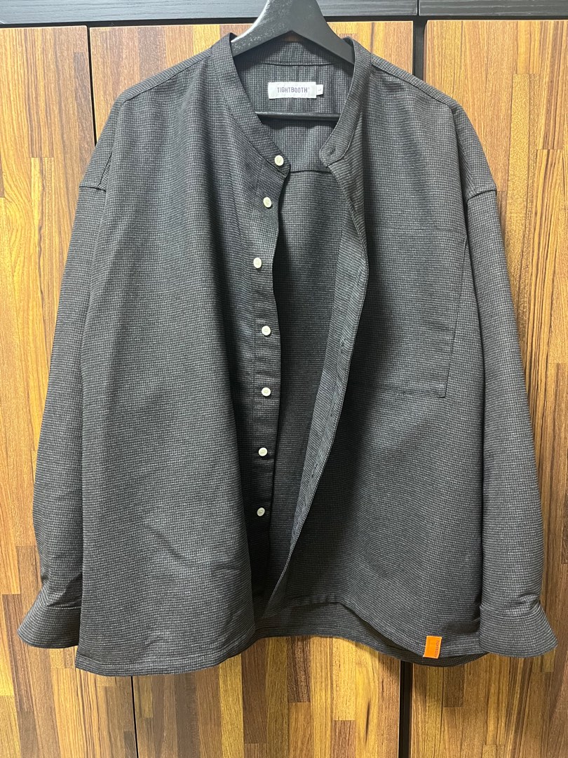 TIGHTBOOTH CHIDORI BAND COLLAR SHIRT, 她的時尚, 上衣, 襯衫在旋轉拍賣