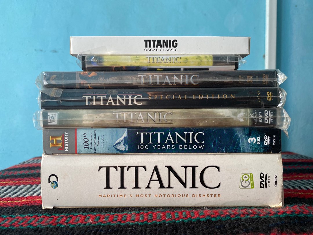 Titanic Collection, Hobbies & Toys, Music & Media, CDs & DVDs On Carousell