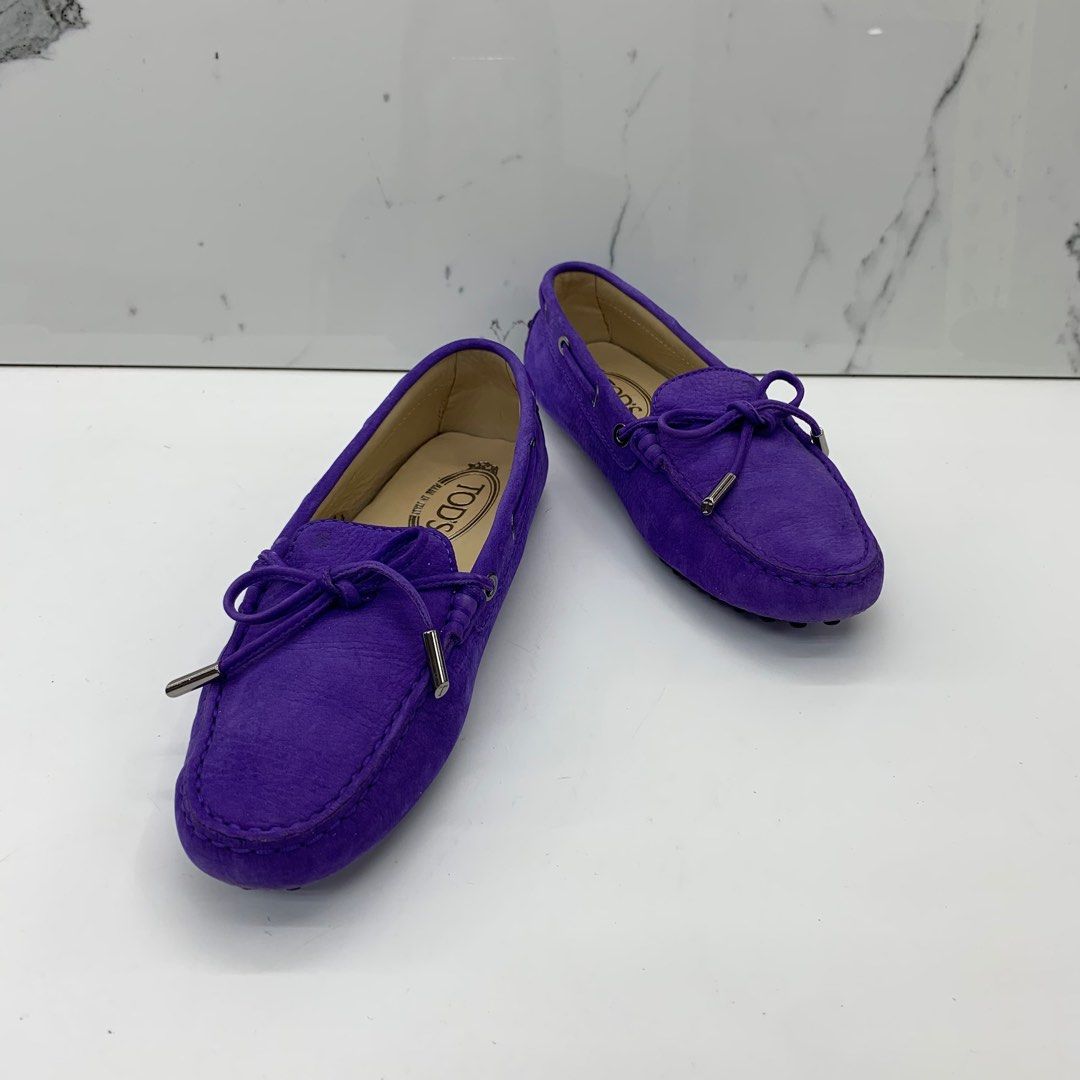 Purple driving clearance shoes