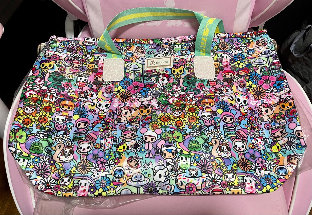 Tokidoki Flower Power Tote Bag Women s Fashion Bags Wallets