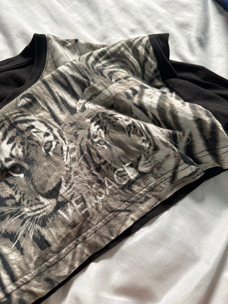 Versace tiger T Shirt, Men's Fashion, Tops & Sets, Tshirts & Polo Shirts on Carousell