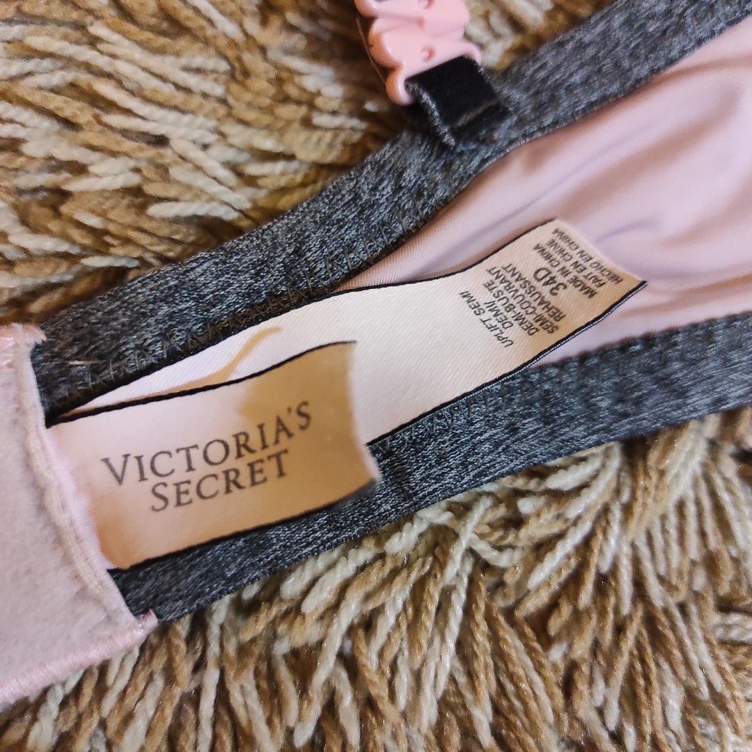 2 Victoria's Secret Uplift Semi Demi Bras 34D
