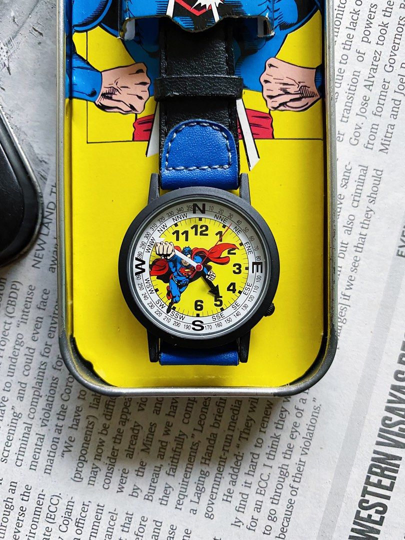 Montre Enfant Superman – Quartz – Hope Industries Inc. 1991 – Neuve