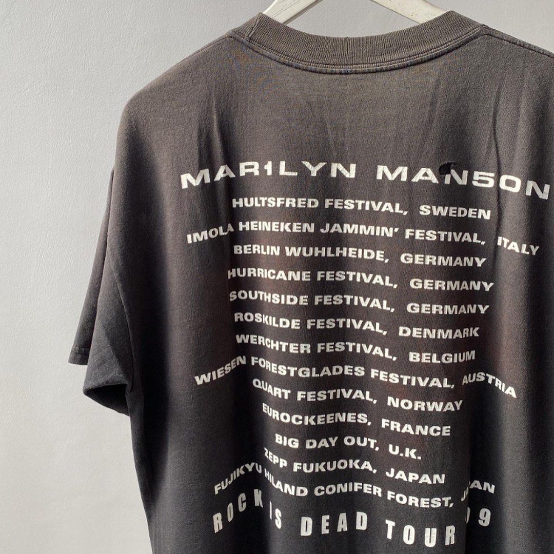 Vintage 90s “Marilyn Manson Rock is Dead Tour ’99”