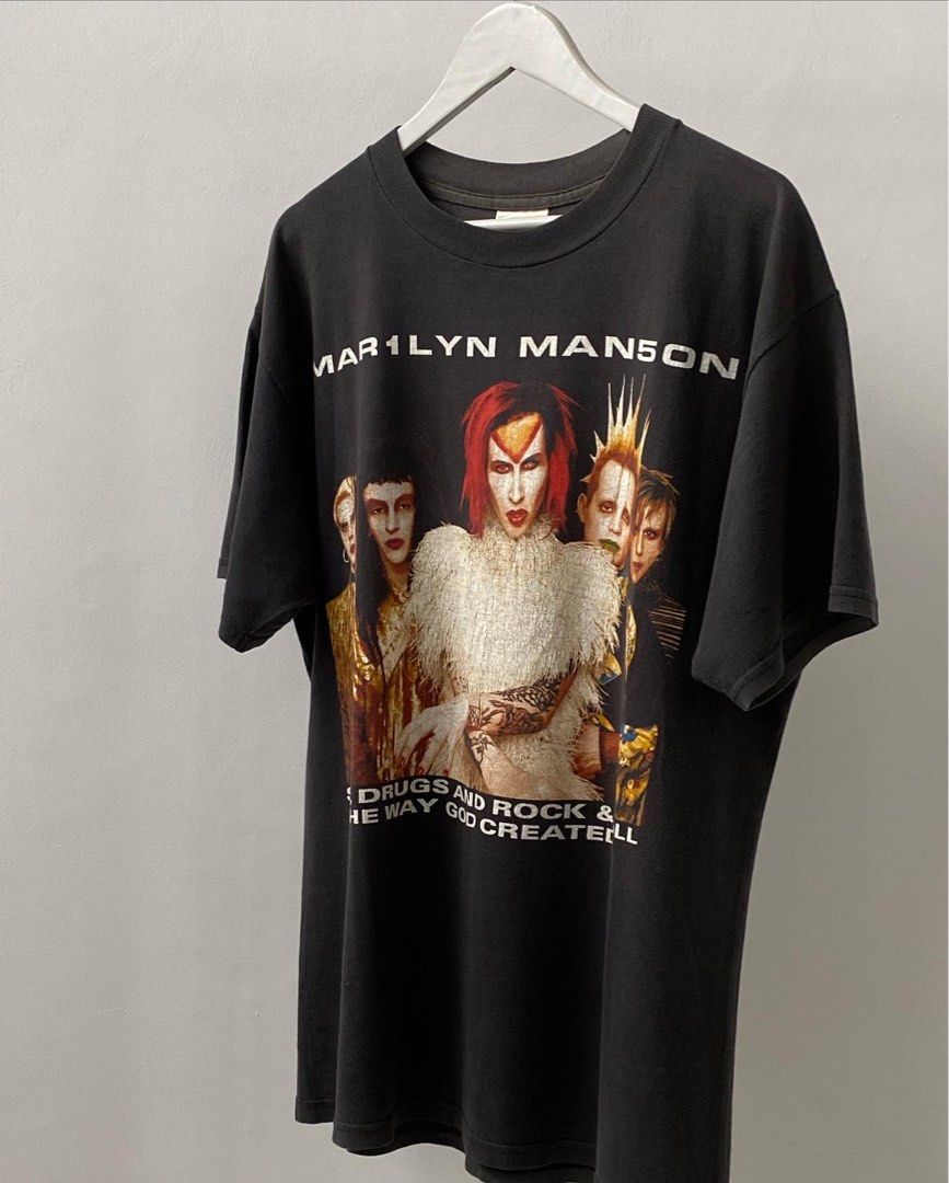 vintage Marilyn Manson rock is dead tour着丈77cm