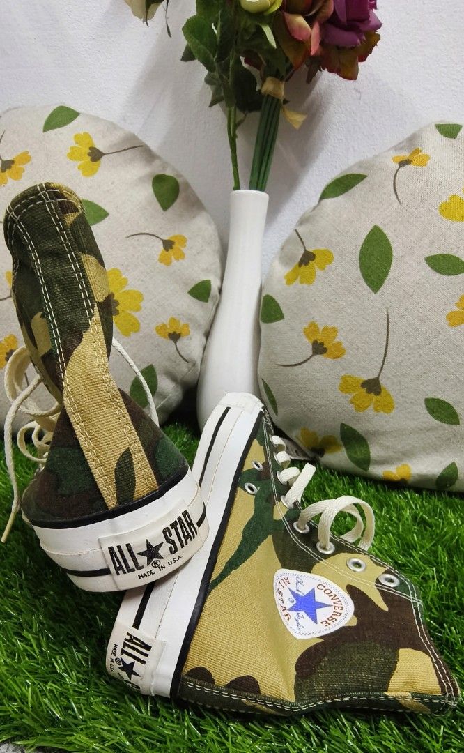 VINTAGE CONVERSE CAMO MADE IN USA