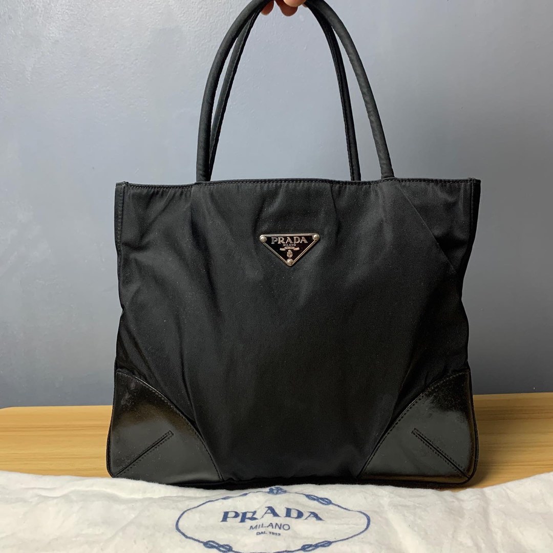 Small prada tote clearance