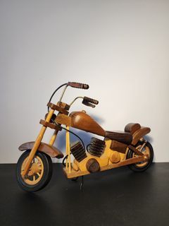 Vintage Wooden Motorcycle