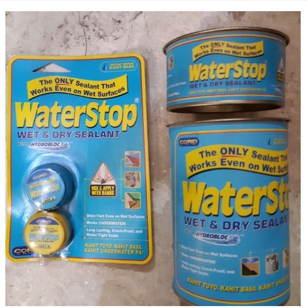 Waterstop Wet and Dry Sealant Water Stop Effective on Wet Surfaces Clay