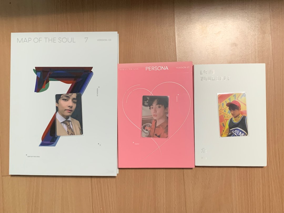 (urgent) wts lfb bts albums and pcs - taehyung mots7 ver 3 , jungkook ...