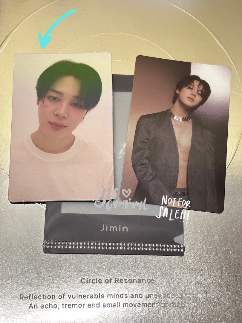 [WTS] BTS JIMIN FACE Weverse Global Holographic POB, Hobbies & Toys