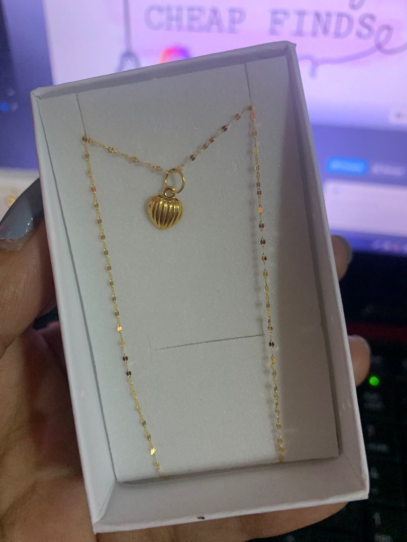 New Real 18k Saudi Gold Necklace 18