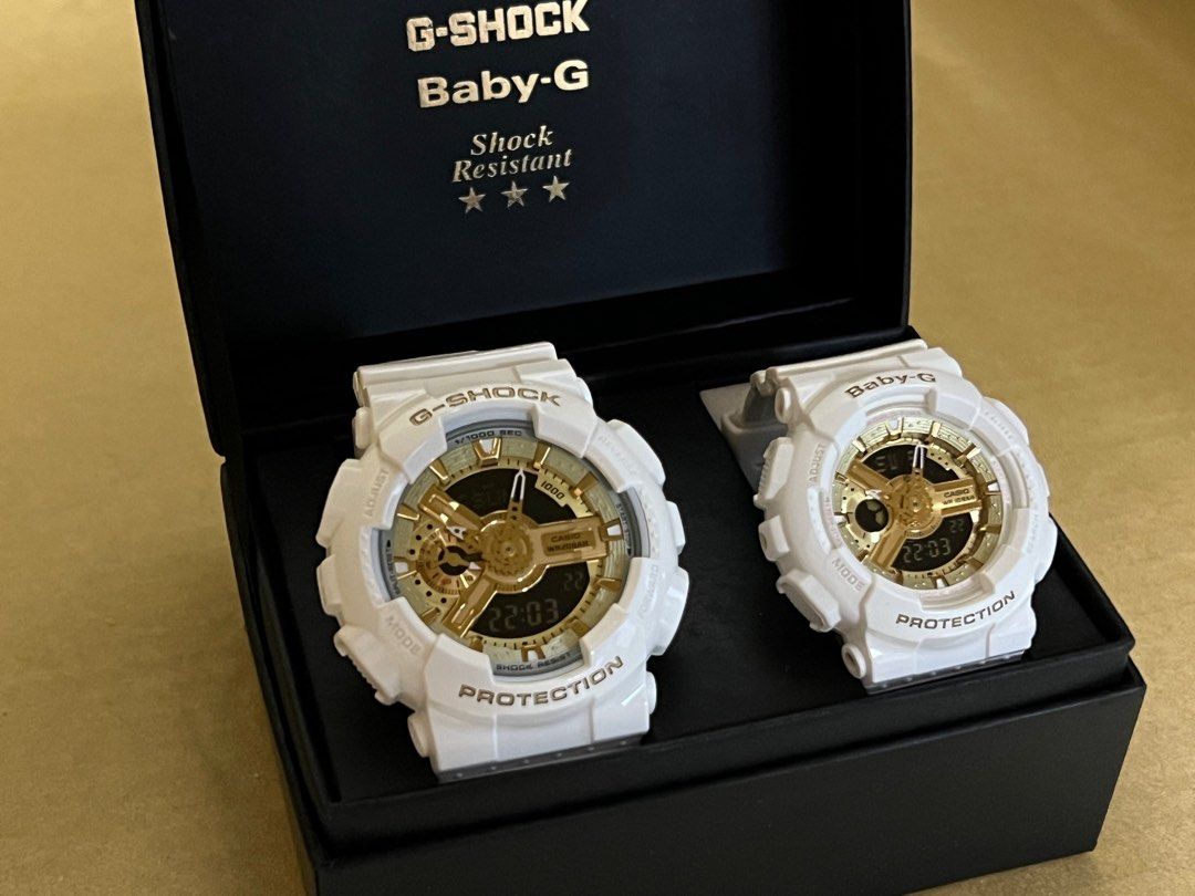 白金30th ANNIVERSARY Casio G-Shock x Baby-G Limited Pair 情侶手錶