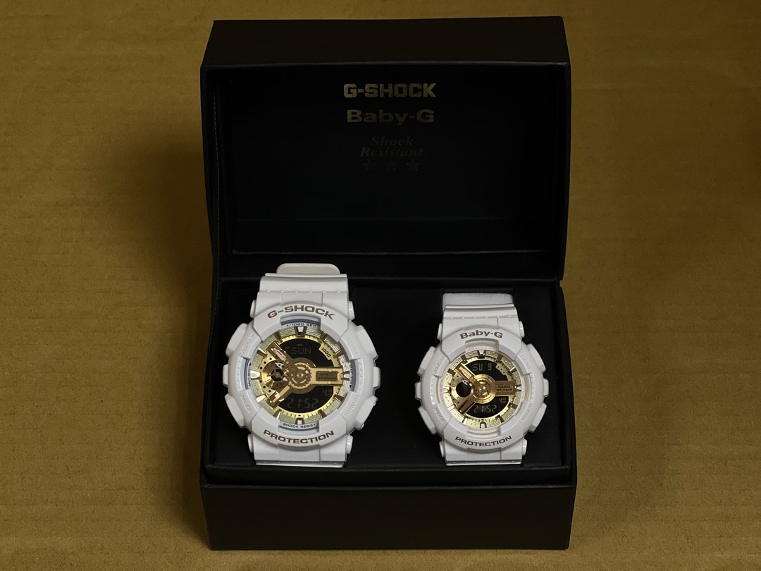 白金30th ANNIVERSARY Casio G-Shock x Baby-G Limited Pair 情侶