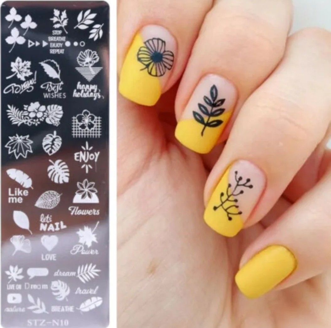 Pin by Vero Duran M on belleza | Sunflower nails, Yellow nails, Sunflower  nail art