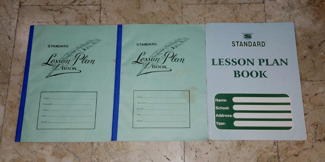 3 pc standard lesson plan book everything else looking for on carousell