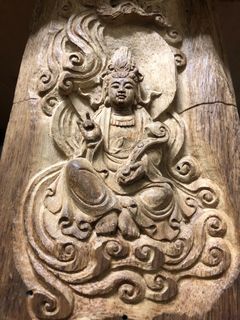 馬來野生沈香巧雕觀音