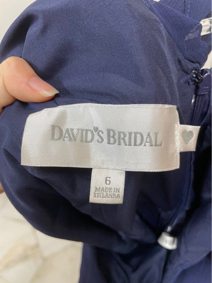 Davids discount bridal navy